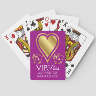 VIP PASS - Casino - Bridge Club - Playing Cards
