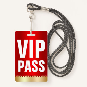 VIP PASS ID Card   Special Guest ID Badge