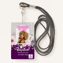 VIP PHOTO ID - Party, Festival, Event GLITTER GLAM