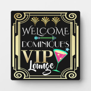 VIP Plaque