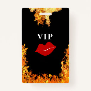 VIP  Plastic Badge ID Badge