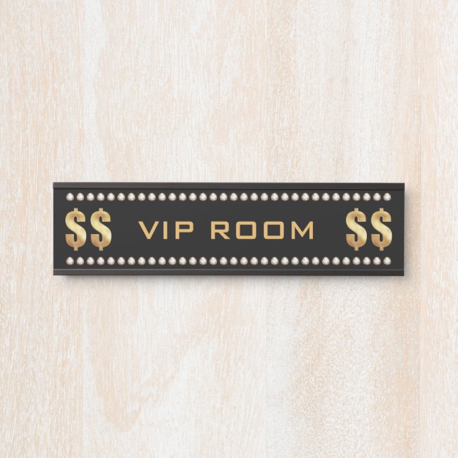 VIP Room Door Sign (Front)