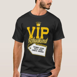 Vip Schulkind Hat Anspruch Auf Pausenbrot Catering T-Shirt