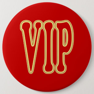 VIP SIGN 6 CM ROUND BADGE