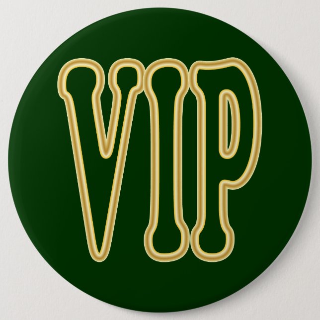 VIP SIGN 6 CM ROUND BADGE (Front)