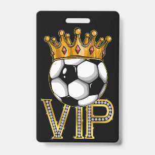 VIP Soccer Lanyard Badge ID Badge