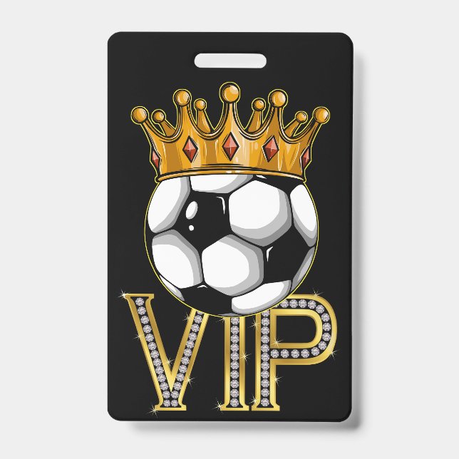 VIP Soccer Lanyard Badge ID Badge (Front)