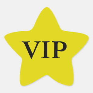 VIP Star Stickers