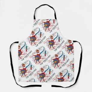 VIP Thought Neuron Synapse Neurotransmitter Humour Apron