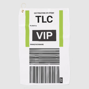 VIP TRAVEL GOLF TOWEL