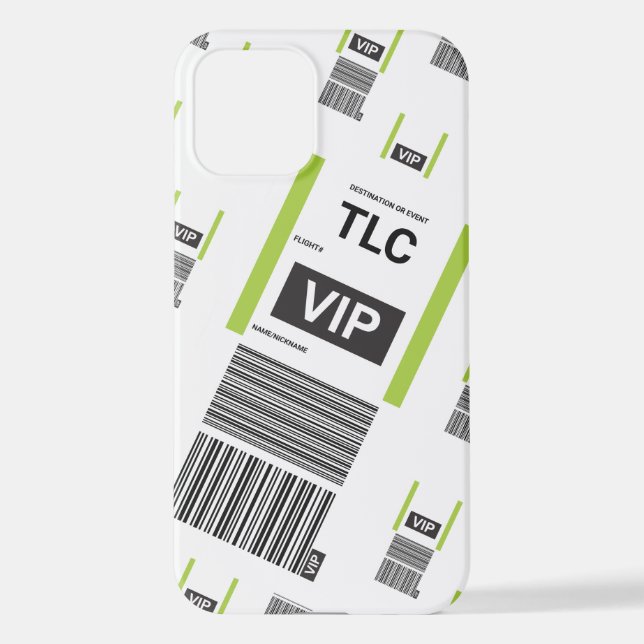 VIP TRAVEL iPHONE 12 SLIM-FIT CASE (Back)