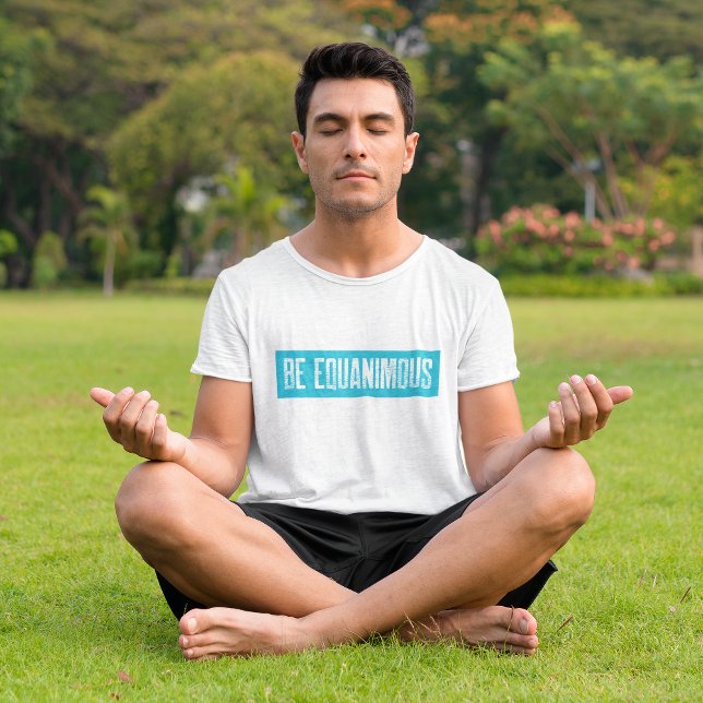 Vipassana Meditation Be Equanimous Equanimity Zen T-Shirt (Creator Uploaded)