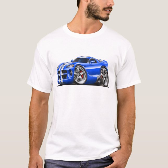 Viper GTS Blue/White T-Shirt (Front)