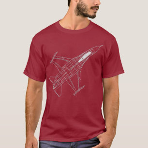 Viper Lawn Dart F16 Fighter Jet Premium T-Shirt