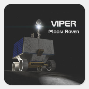 VIPER Moon Rover Square Sticker