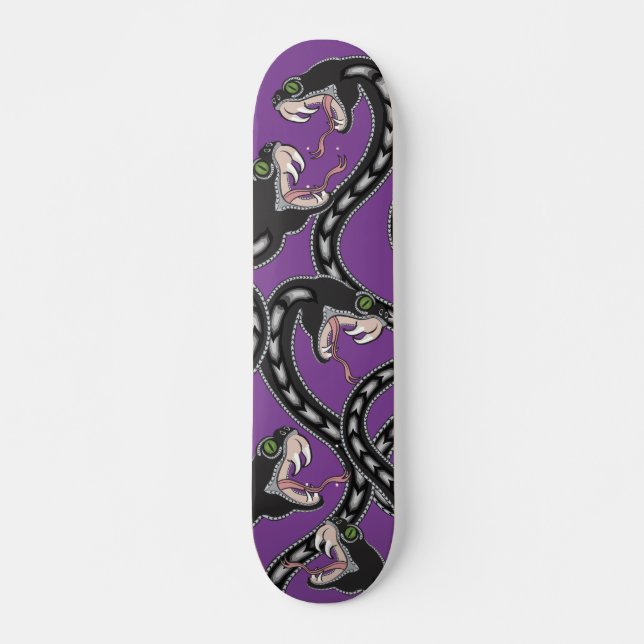 Viper Pit - Purple Skateboard (Front)
