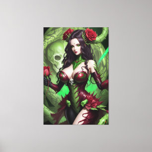 Vipera - Snake Warrior 021 Canvas Print