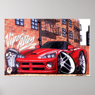 ViperAlley SRT10 Logo  Poster