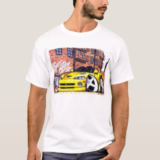 ViperAlley Yellow Roadster/Front Only T-Shirt