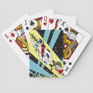 Viperetta Flies to the Moon Playing Cards