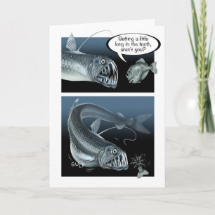 Viperfish "Long in the Tooth" Birthday Card