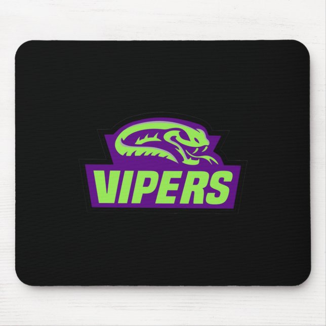 Vipers Throw Back Sticker  Mouse Mat (Front)