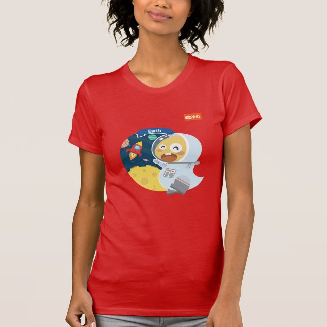 VIPKID Earth T-Shirt (orange) (Front)