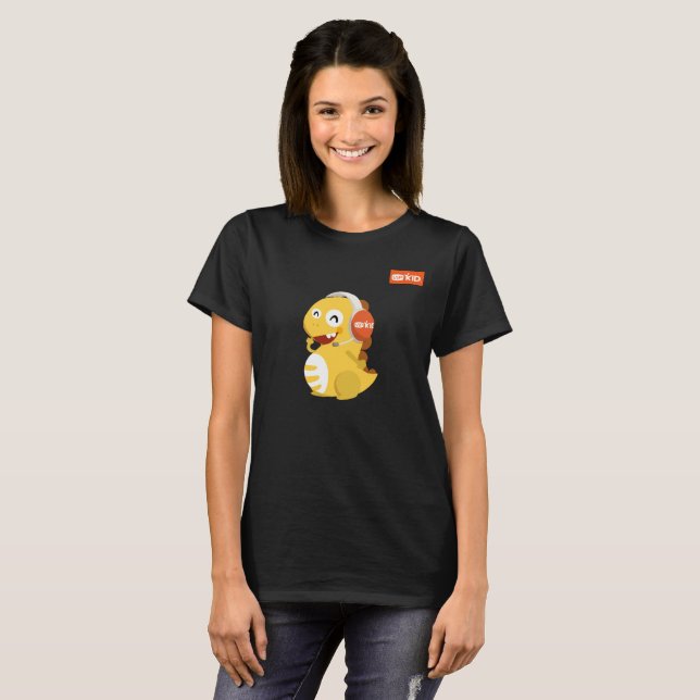 VIPKID Headset Dino T-Shirt (Front Full)