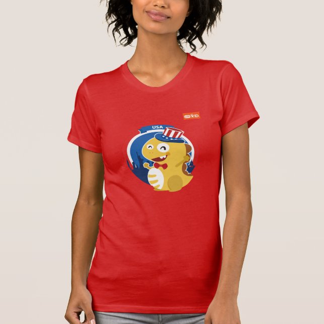 VIPKID USA T-Shirt (orange) (Front)