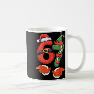 Viral 67 Christmas 67 Meme Santa Elf - Six Seven S Coffee Mug