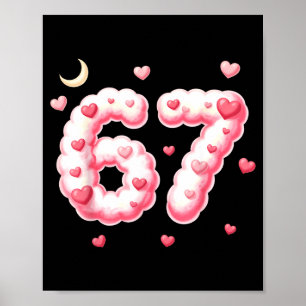 Viral 67 Kawaii Hearts Valentines Day Girls Humor Poster