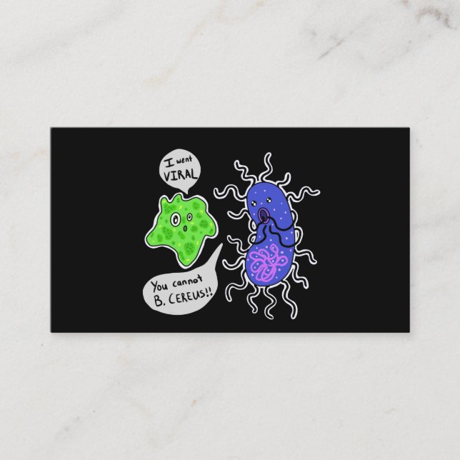 Viral Microbes Business Card (Front)