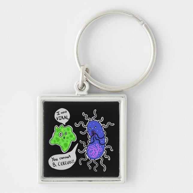 Viral Microbes Key Ring (Front)