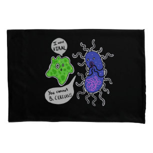 Viral Microbes Pillowcase