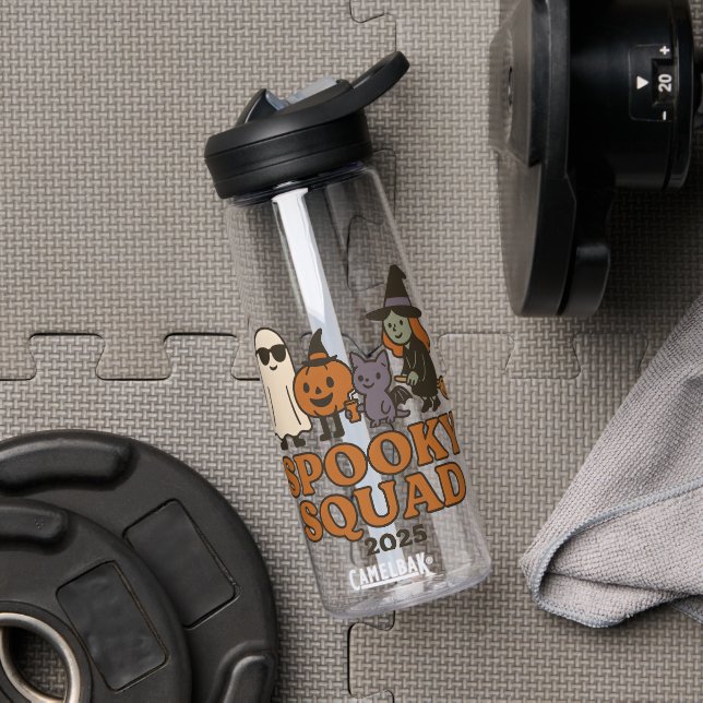 Viral Spooky Squad 2025 Water Bottle (Gym (Rotated))