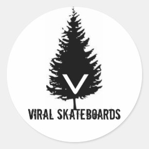 ViralLogoSticker Classic Round Sticker