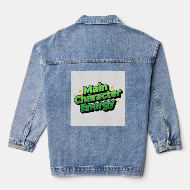 ViralVibes Collection Denim Jacket (Back)