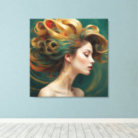 “Virelle” - Opulence in Emerald Waves