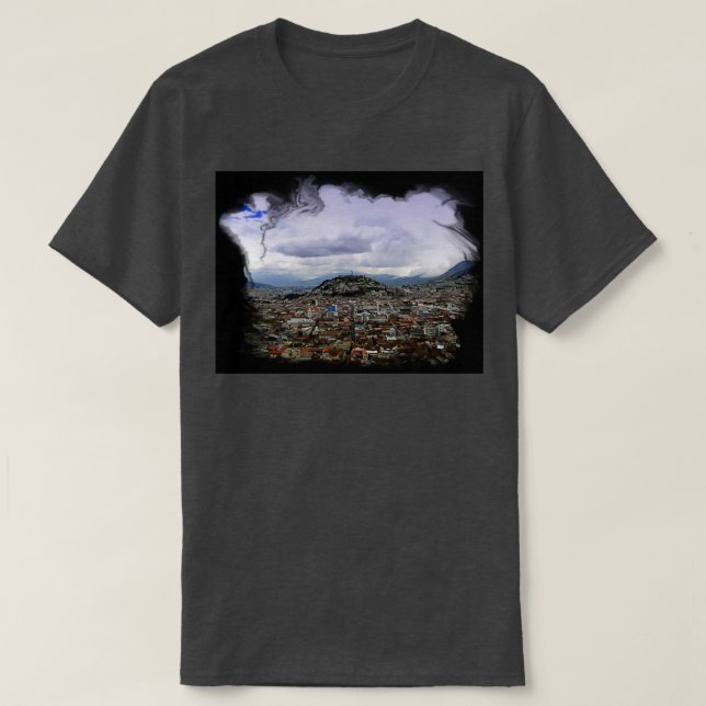 Virgen de El Panecillo VIII Quito Ecuador T-Shirt (Design Front)