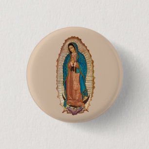 Virgen de Guadalupe 3 Cm Round Badge