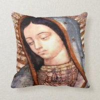 Virgen de Guadalupe cojín almohada