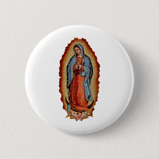 VIRGEN DE GUADALUPE COLECTION 6 CM ROUND BADGE
