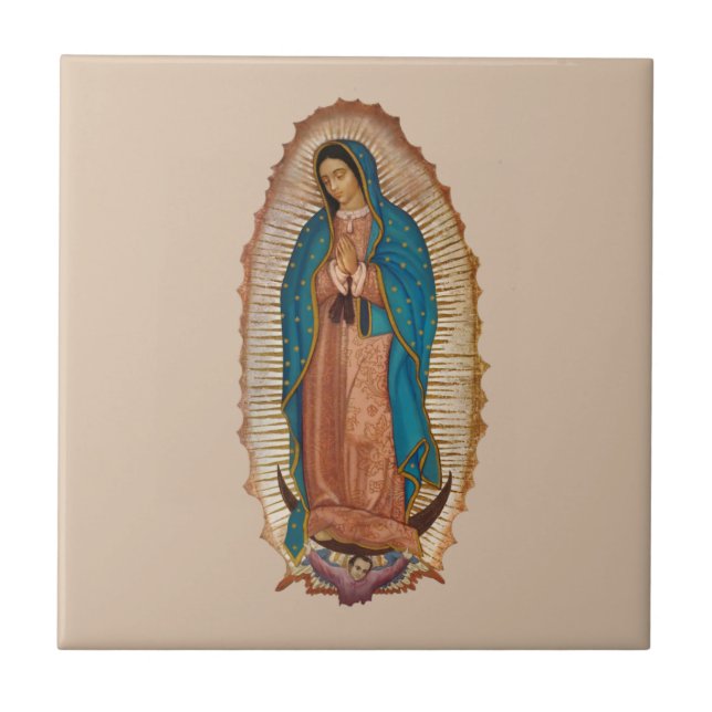 Virgen de Guadalupe Tile (Front)