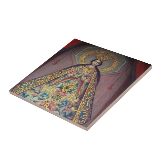 Virgen de Zapopan Tile (Side)
