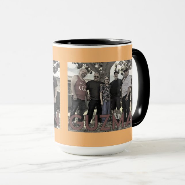 VIRGIE & the GUZMAN BROTHERS Mug (Front Right)