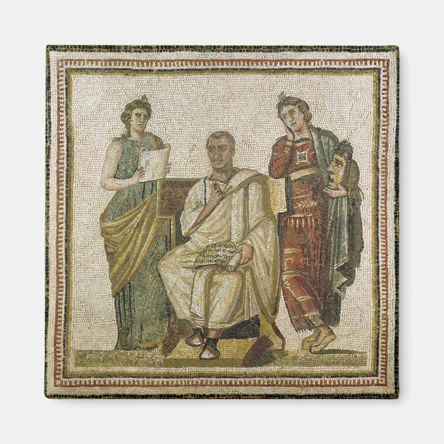 Virgil  and the Muses, from Sousse Magnet (Front)