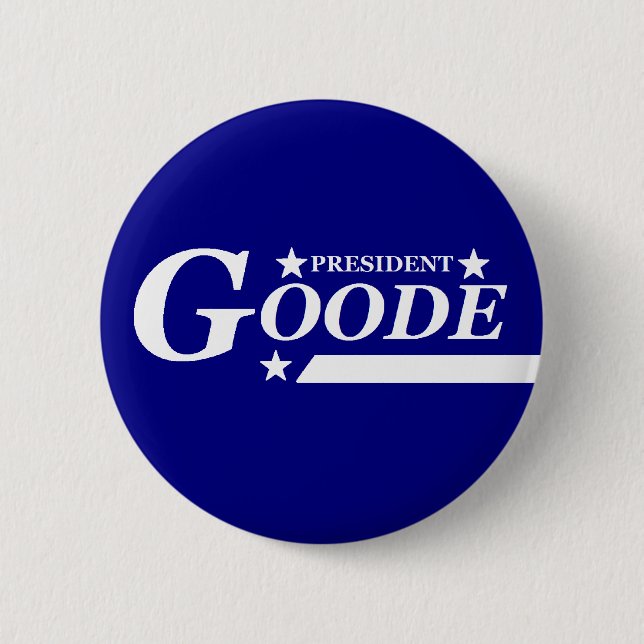 Virgil Goode for President Button (Front)