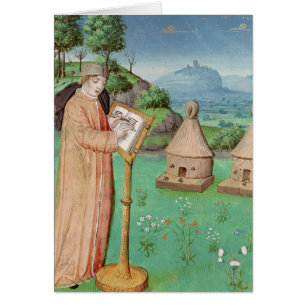 Virgil writing the Life of Bees