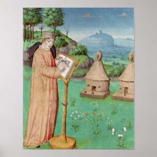 Virgil writing the Life of Bees Poster