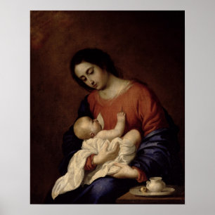 Virgin and Child, 1658 Poster